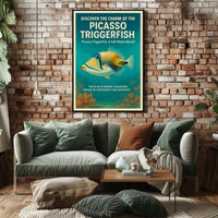 Discover the Charm of the Picasso Triggerfish Poster