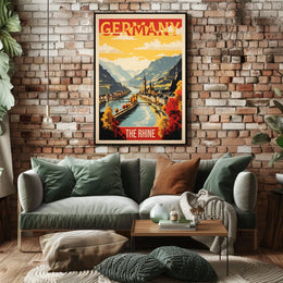 Germany The Rhine Poster