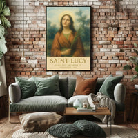 Saint Lucy Feast Day Poster
