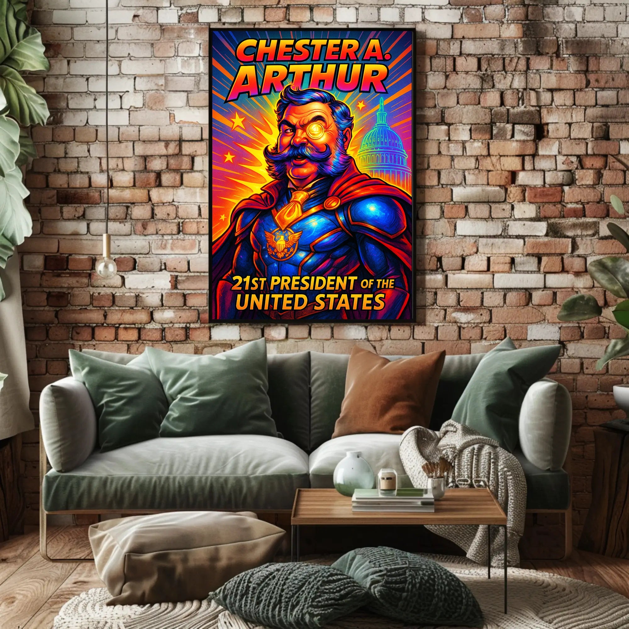 Chester A. Arthur 21st President Poster PosterGoat