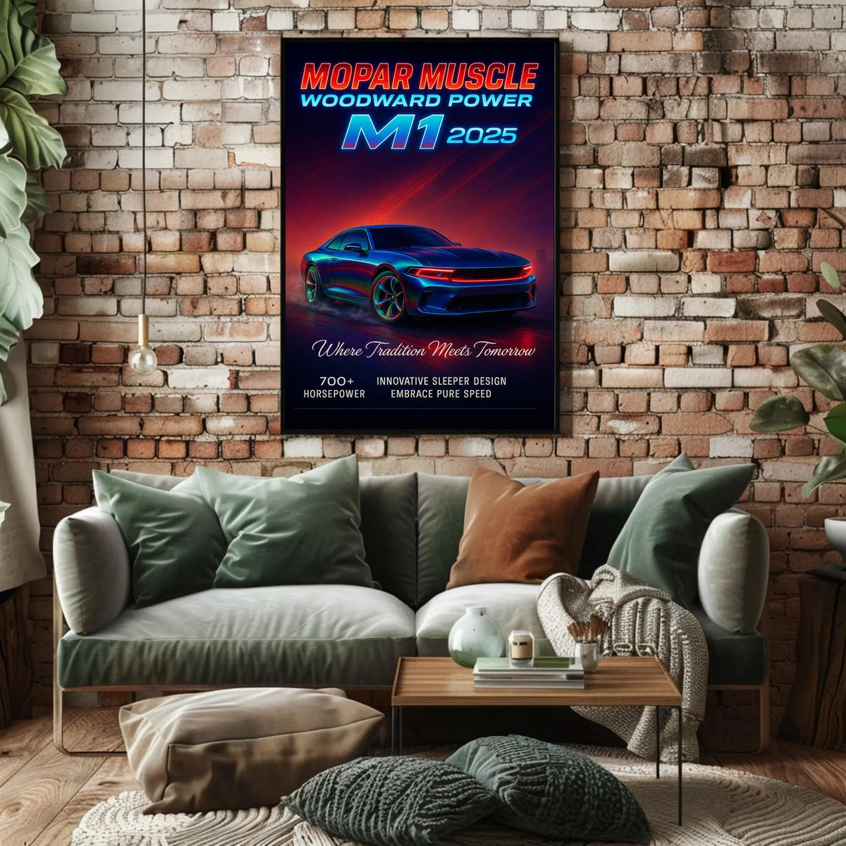 Mopar Muscle Woodward Power Poster