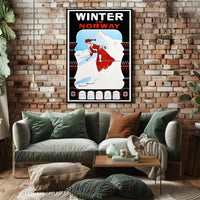 Winter in Norway Poster PosterGoat