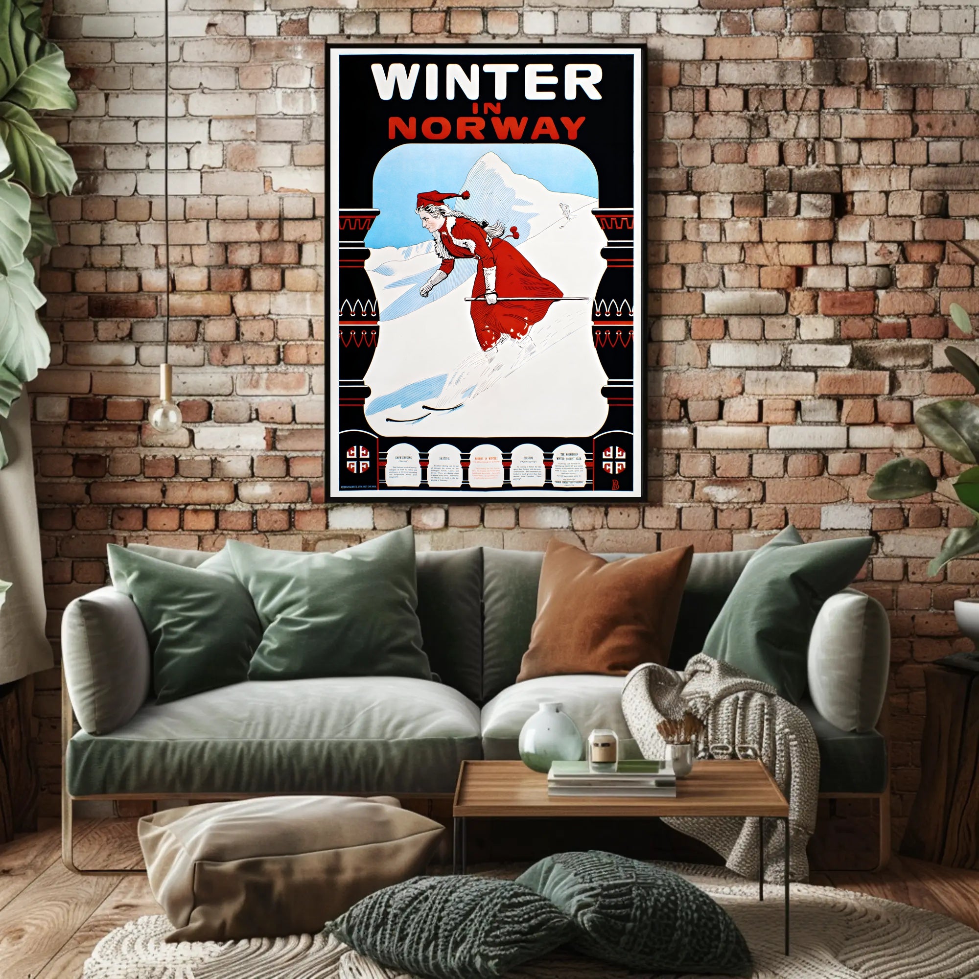 Winter in Norway Poster PosterGoat