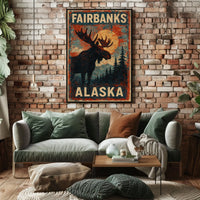Fairbanks, Alaska Wilderness Poster