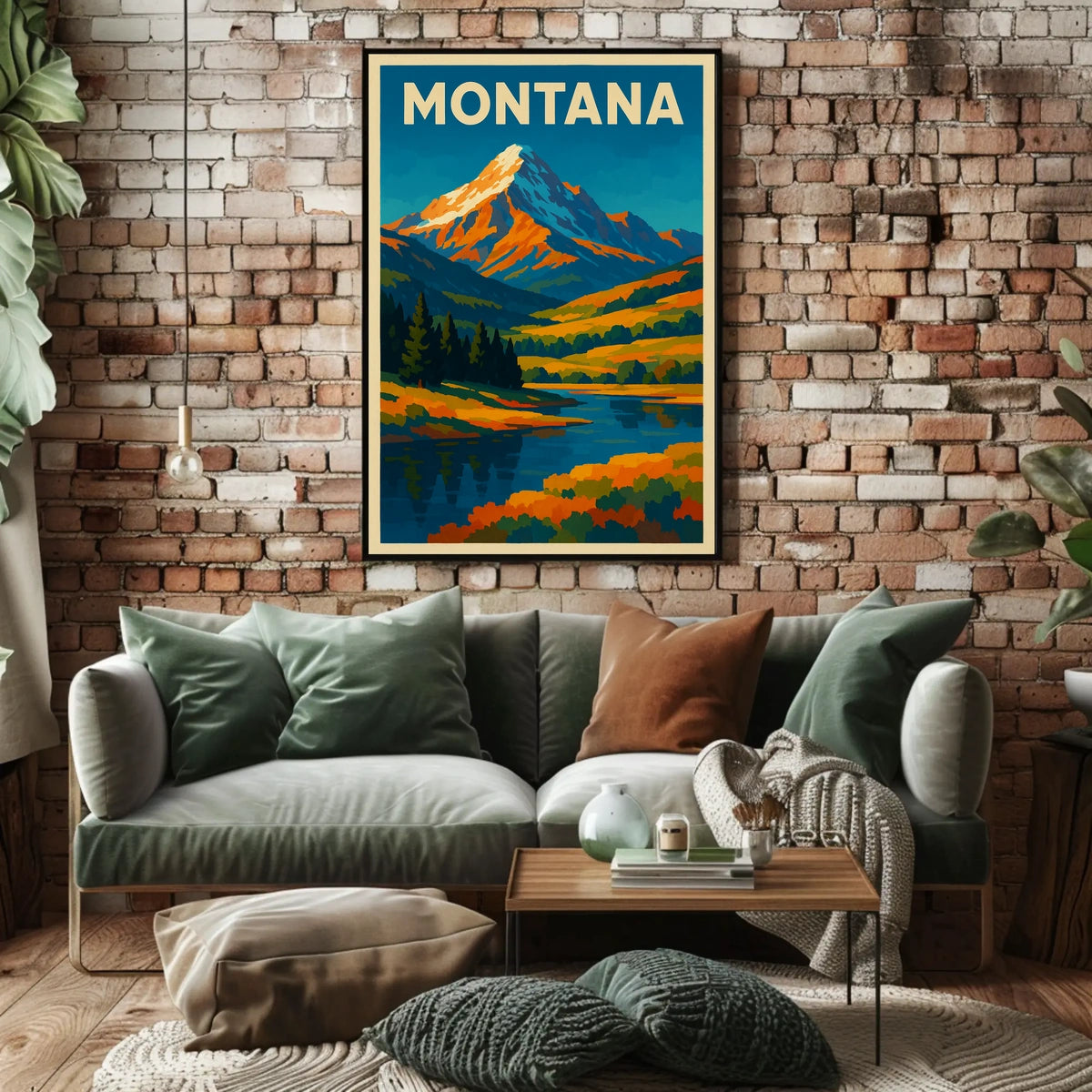 Montana Landscape Poster