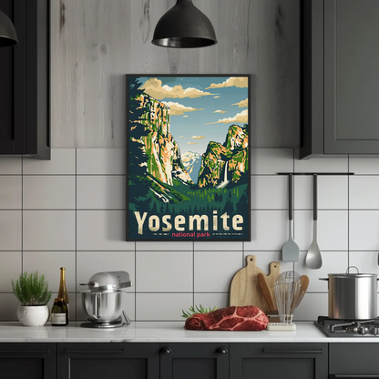 Vintage Poster Yosemite National Park