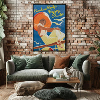 Canadian Pacific Happy Cruises Vintage Travel Poster PosterGoat