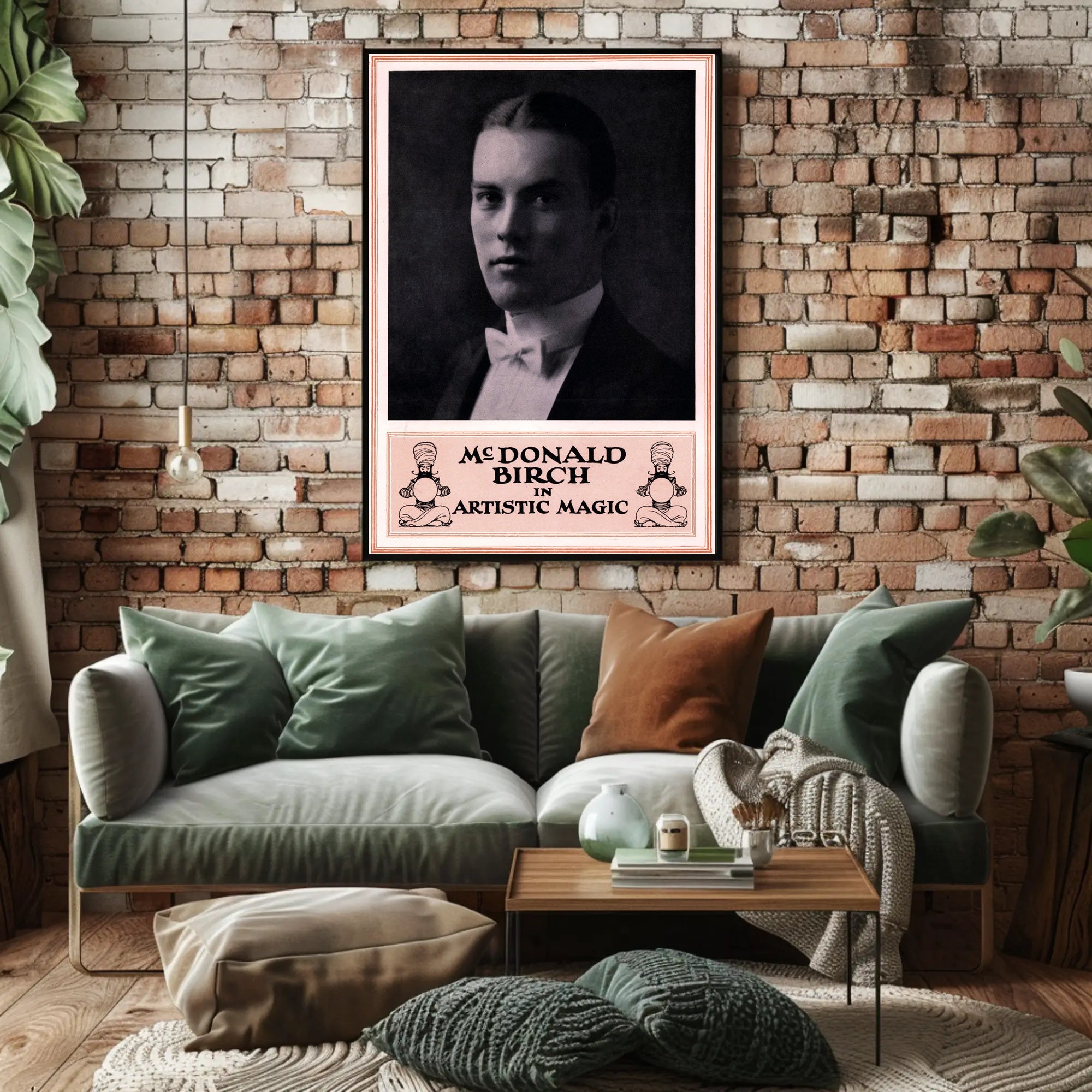 McDonald Birch Magic Show Vintage Artistic Poster