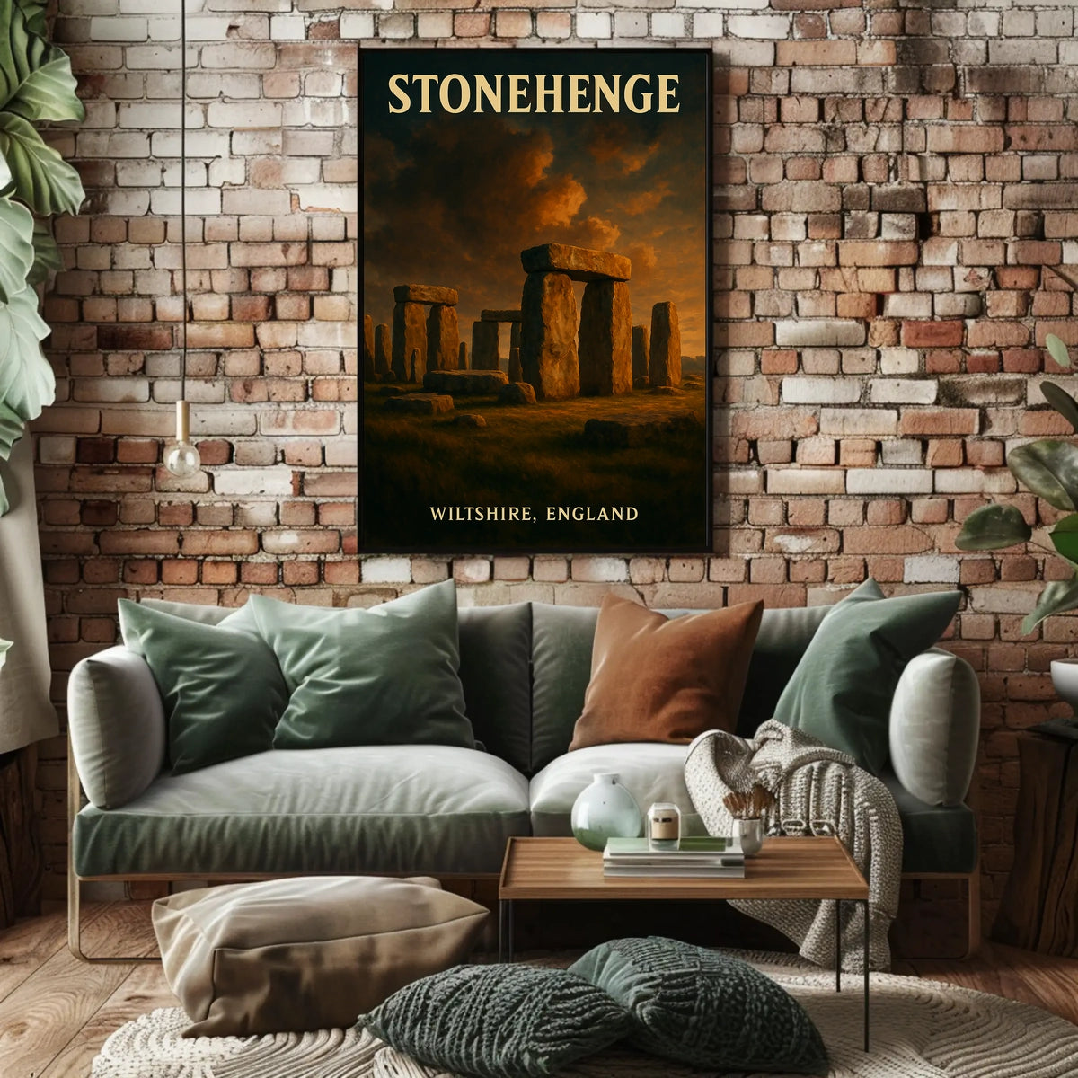 Stonehenge Vintage British Heritage Collectors Poster