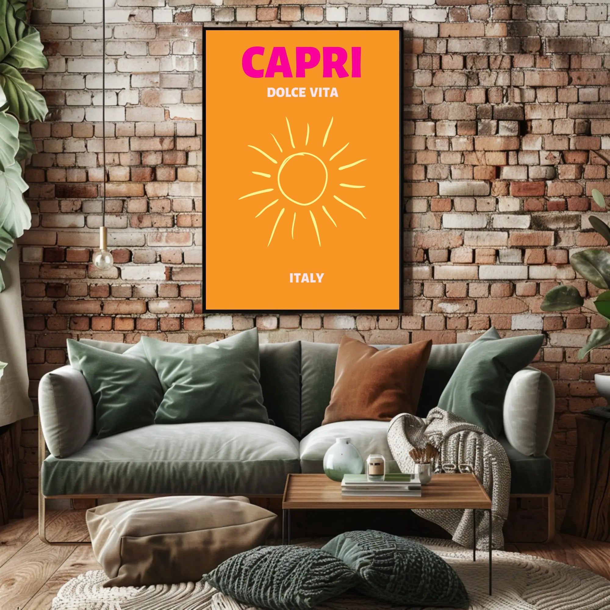 Capri Dolce Vita Travel Poster PosterGoat