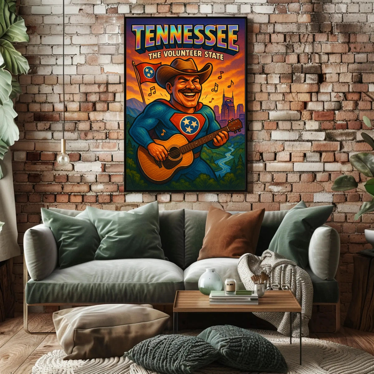 Tennessee The Volunteer State Poster