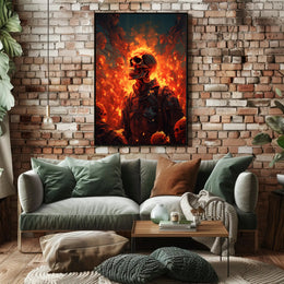 Inferno Of Skulls Poster