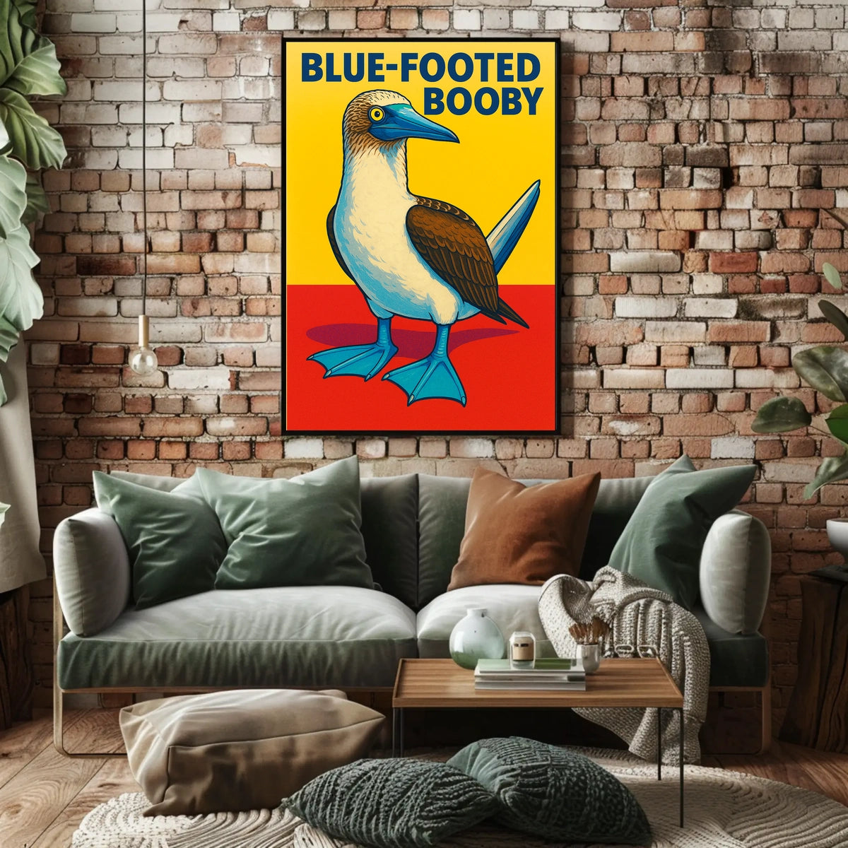 Blue-Footed Booby Poster
