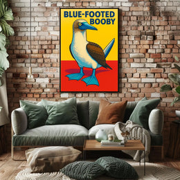 Blue-Footed Booby Poster