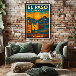 El Paso Sun City Poster