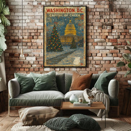 Washington, D.C. Capital Of Cheer Poster