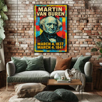 Martin Van Buren Presidential Term Poster