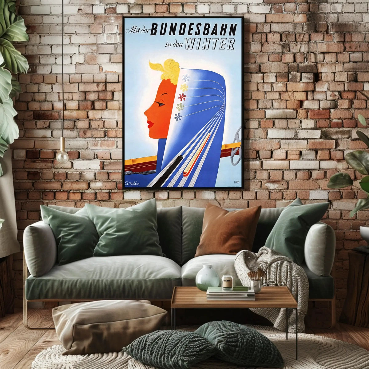 Journey With The Bundesbahn Into Winter Poster