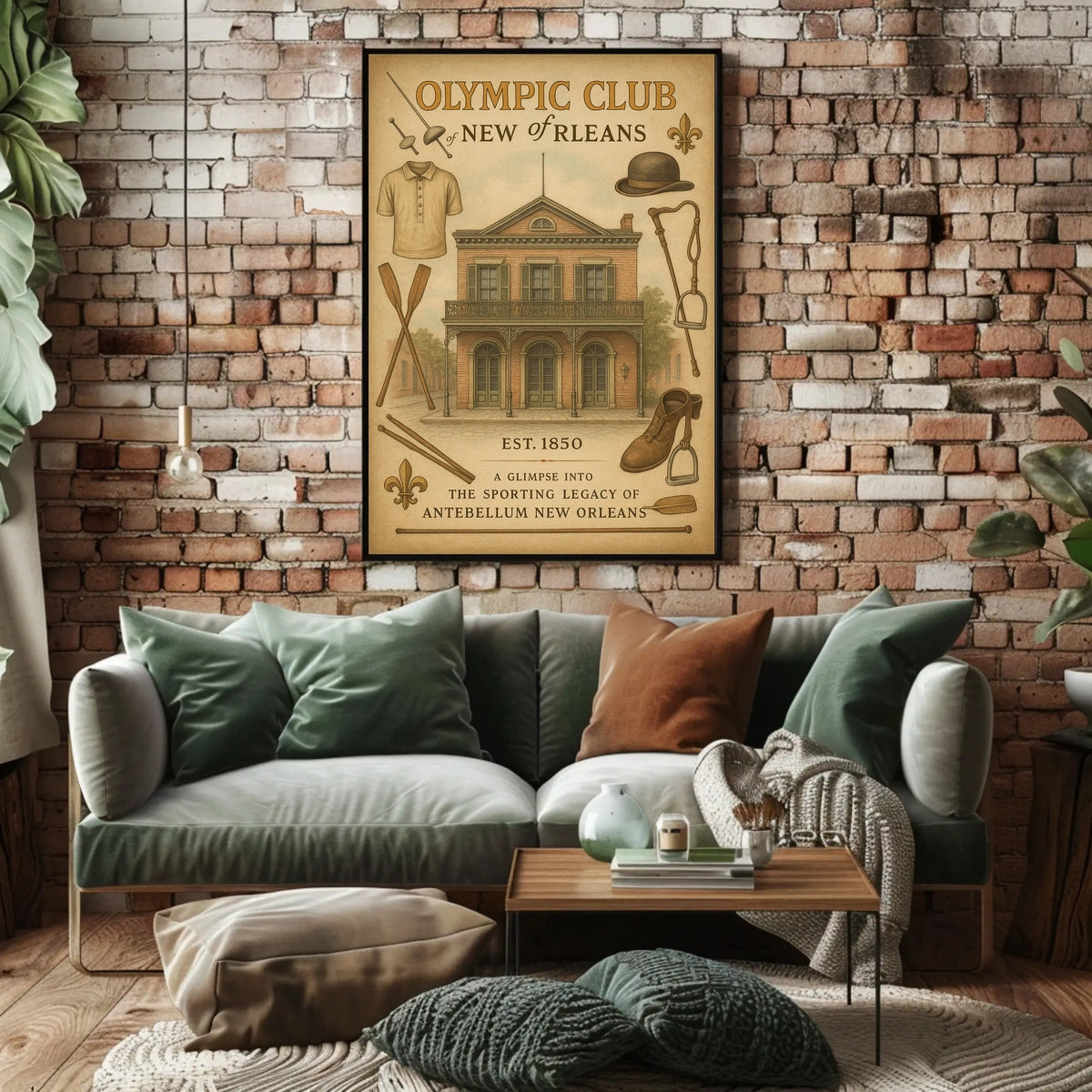 Olympic Club Of New Orleans Poster