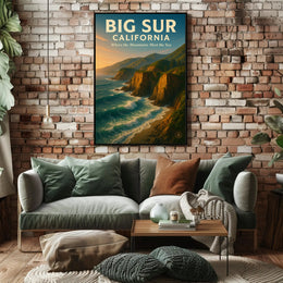 Big Sur California Poster PosterGoat