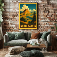 North Dakota Landscape Poster