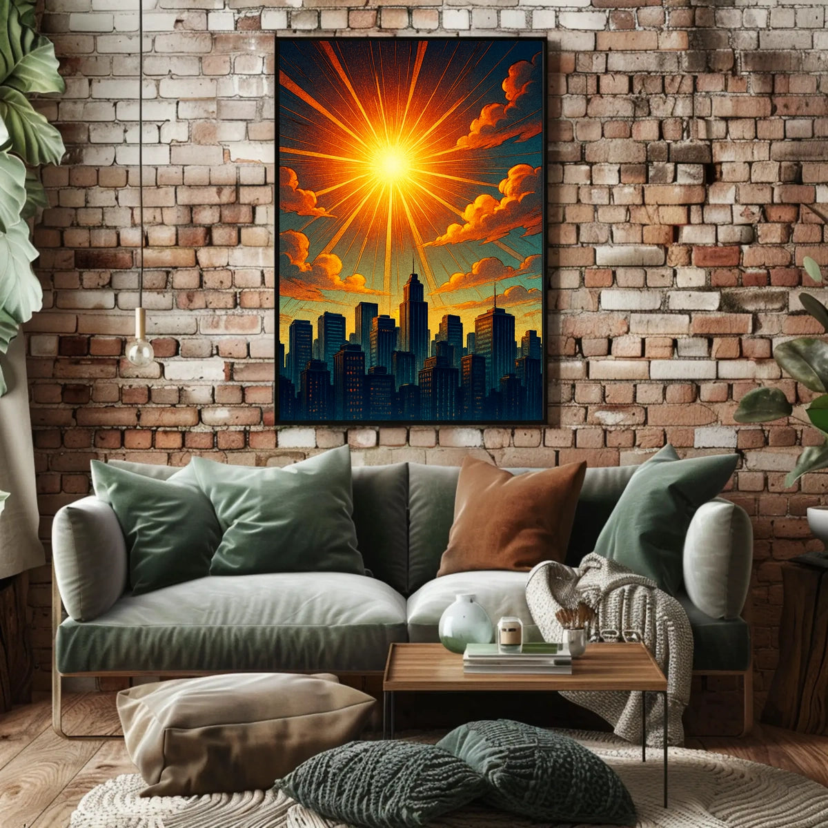 Radiant Cityscape Poster