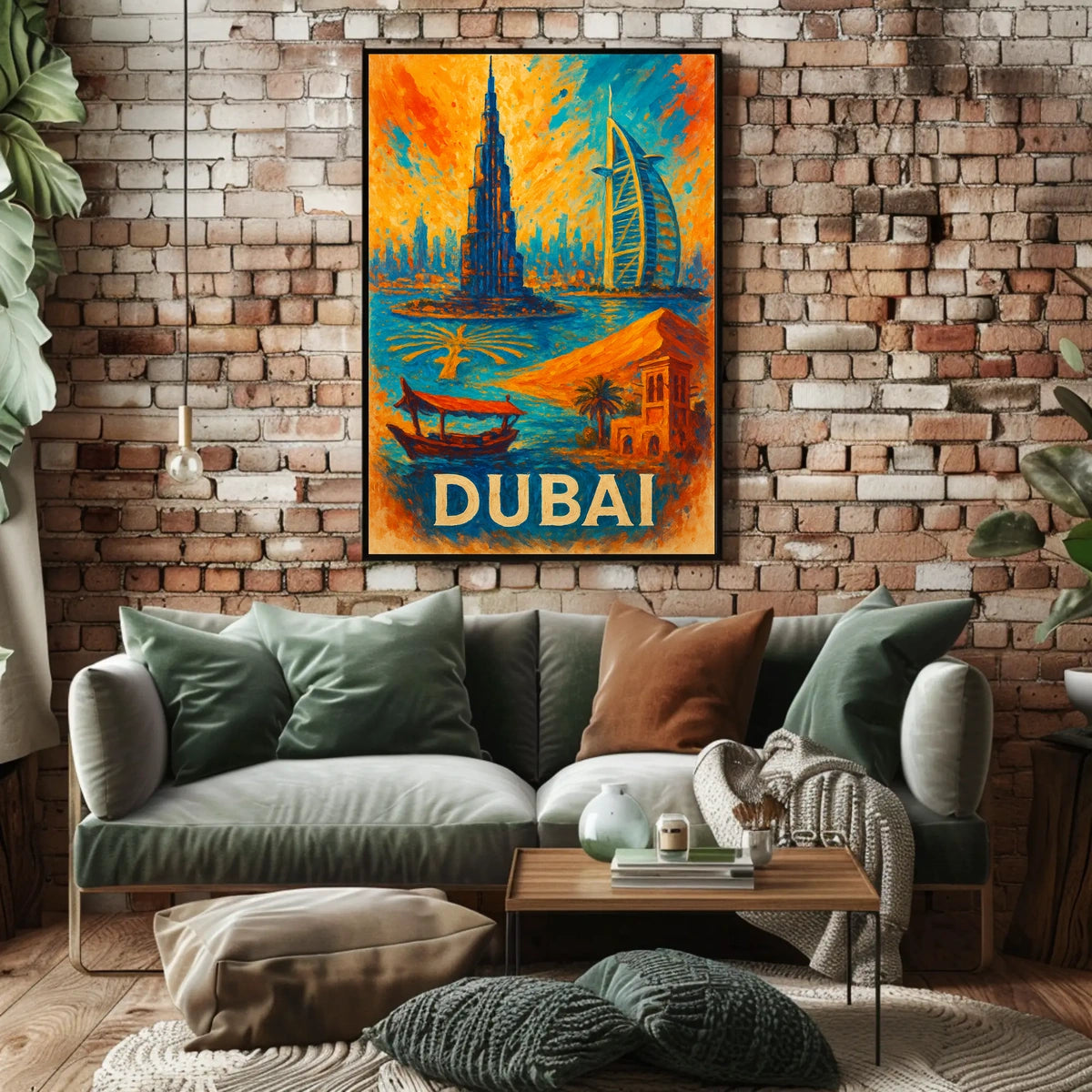 Dubai Poster City Of Wonders Wall Art For Travelers