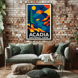 Acadia National Park Poster