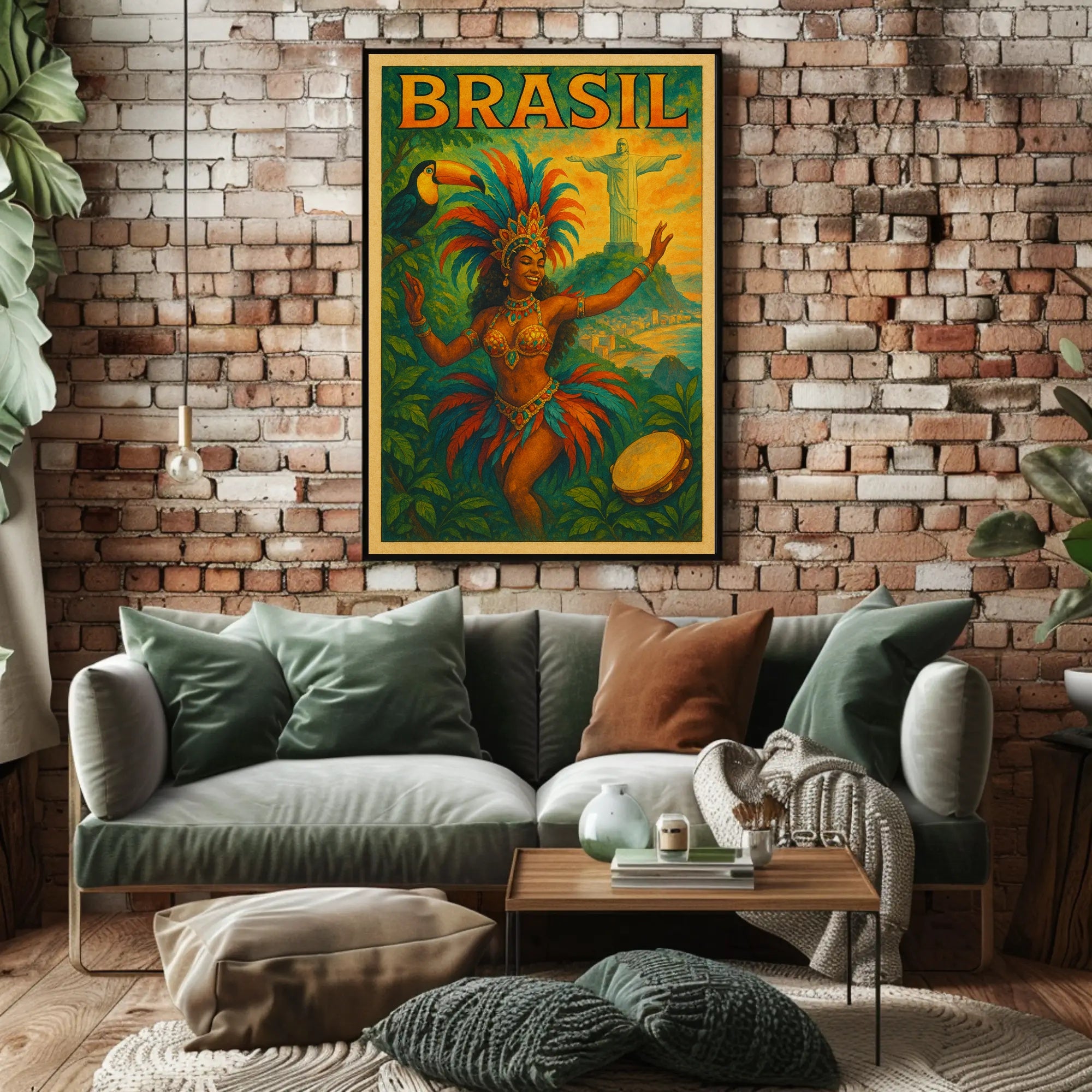 Vibrant Brazil Celebration Poster
