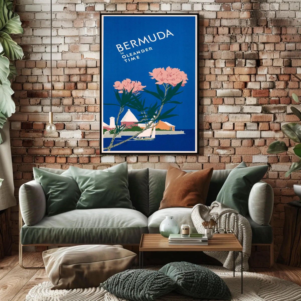 Bermuda In Oleander Time Poster