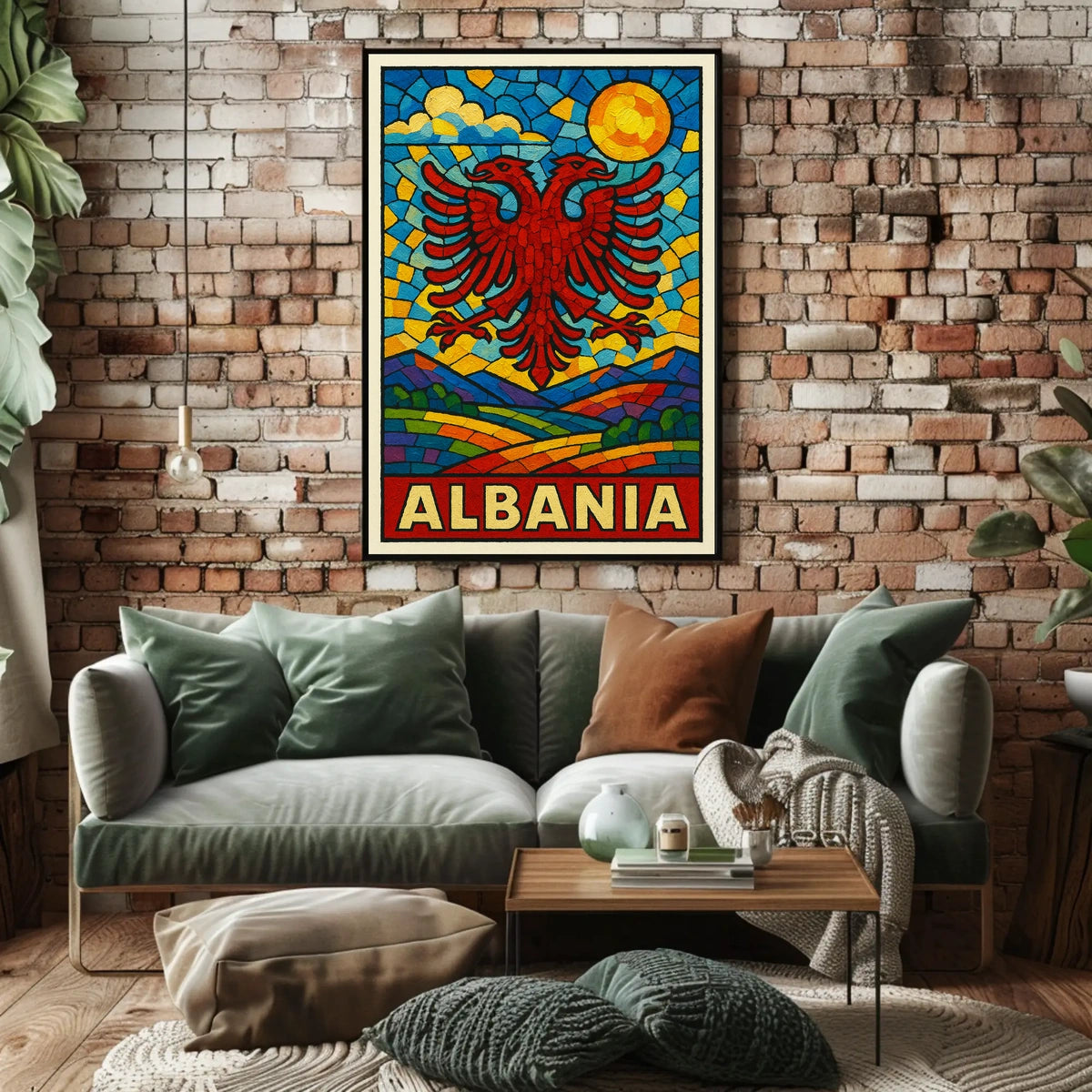 Albania Vibrant Heritage Poster