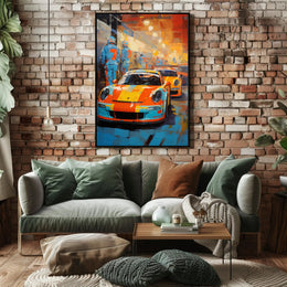 Racing Thrills Poster PosterGoat