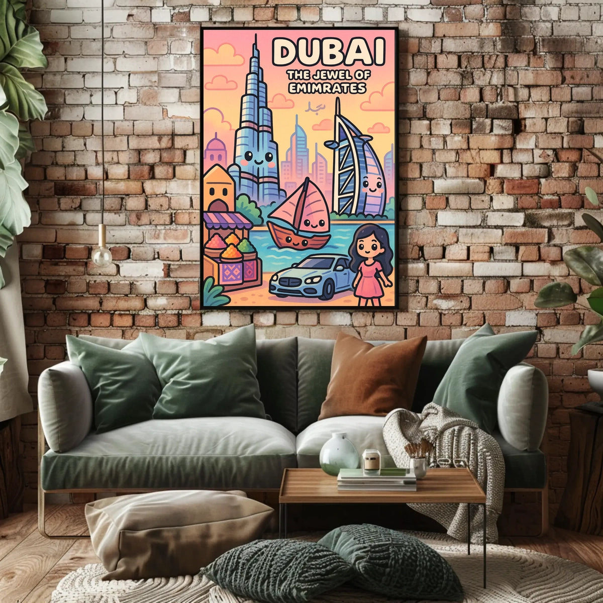 Dubai The Jewel of Emirates Poster