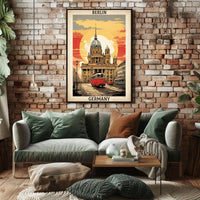 Berlin Architectural Charm Poster