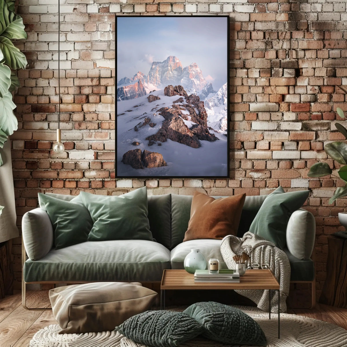 Majestic Mountain Peaks Poster