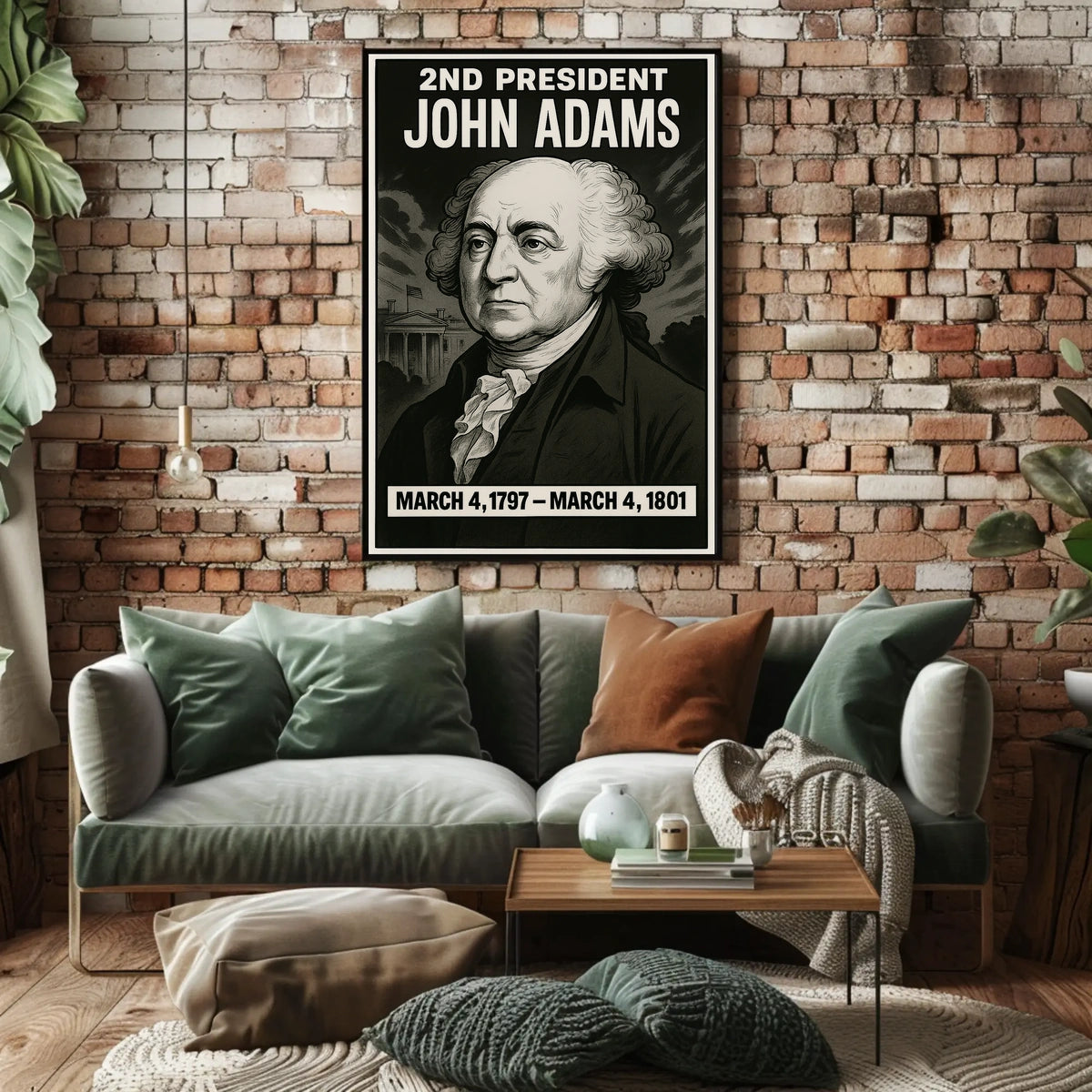 John Adams 2Nd President Poster
