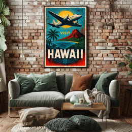 Visit Hawaii Poster PosterGoat