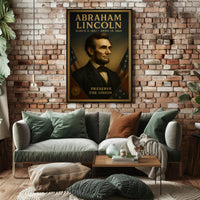 Abraham Lincoln Preserve The Union Vintage Poster PosterGoat