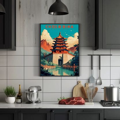 Serene View of the Great Wall