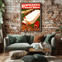 Newmann's Famous Road Show Vintage Cultural Poster