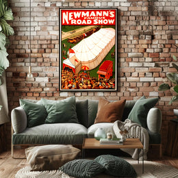 Newmann's Famous Road Show Vintage Cultural Poster