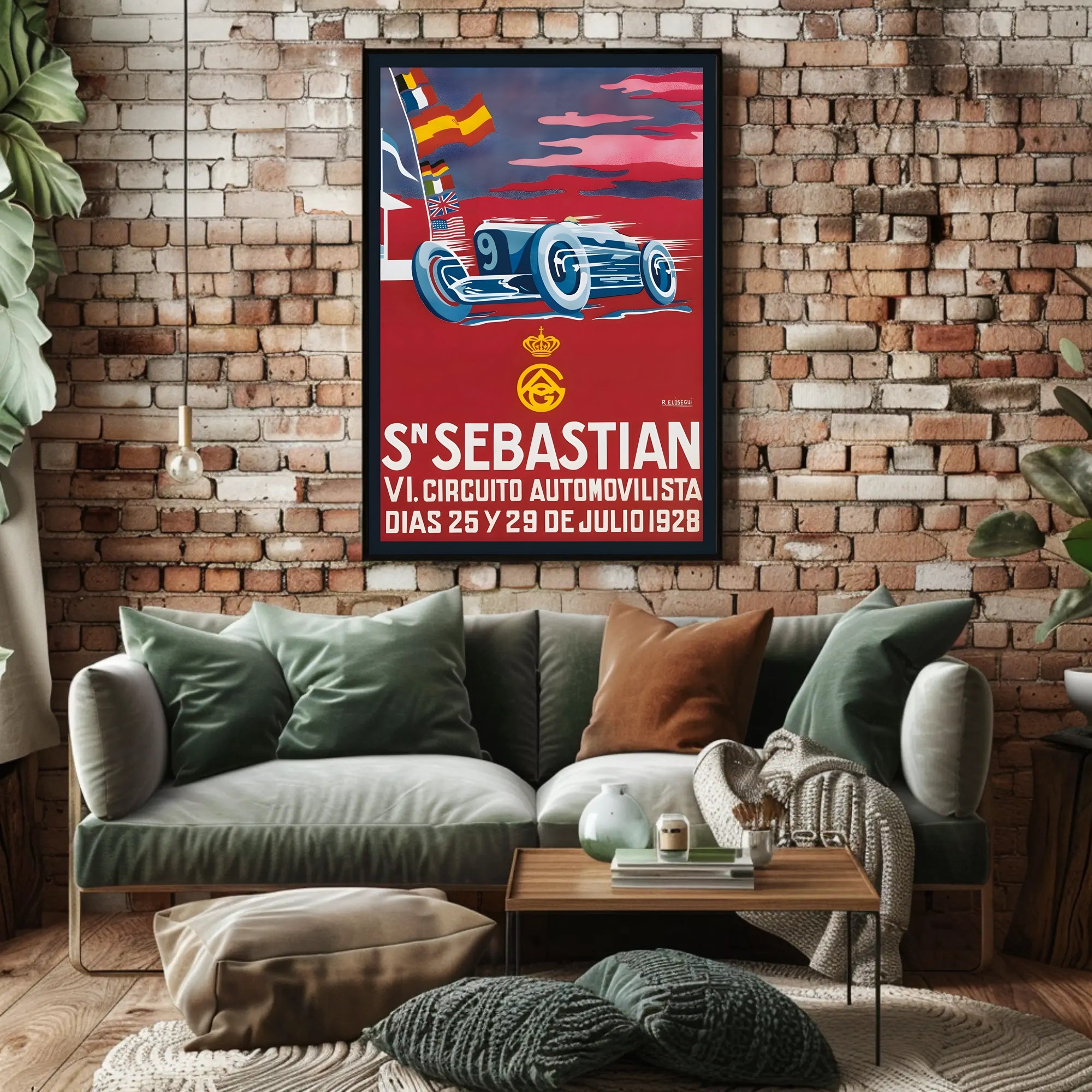 San Sebastián Automotive Circuit 1928 Poster