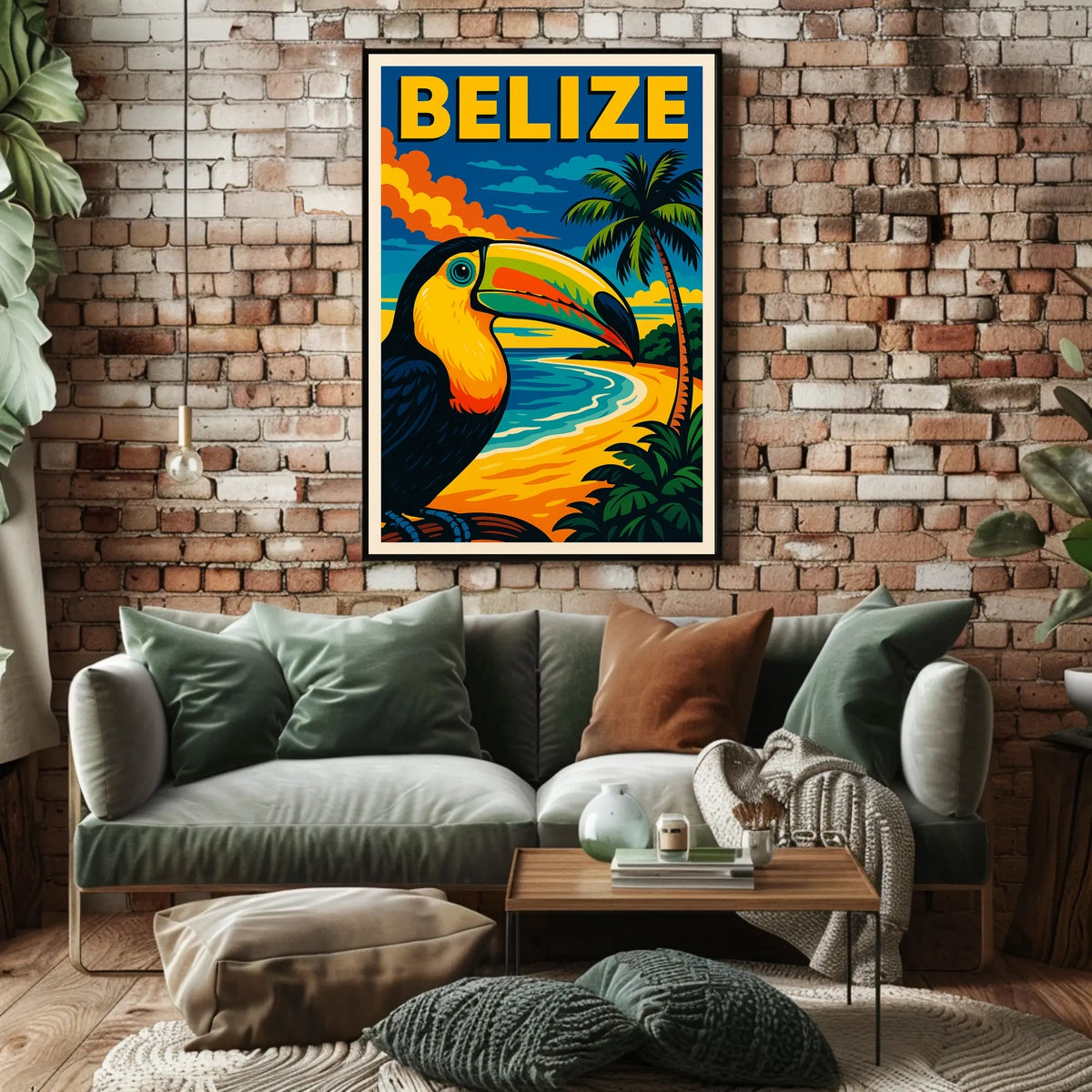 Belize Tropical Paradise Poster