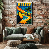 Belize Tropical Paradise Poster