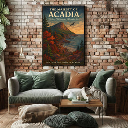 The Majesty of Acadia Poster PosterGoat