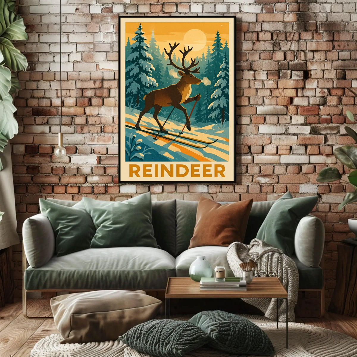 Reindeer Adventure Poster