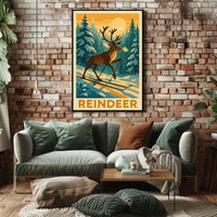 Reindeer Adventure Poster