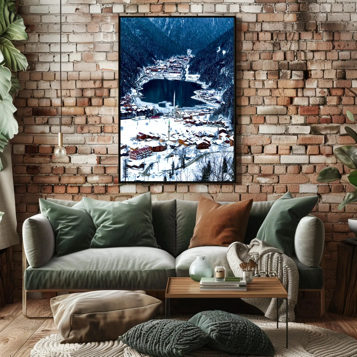 Winter Wonderland In The Mountains Poster