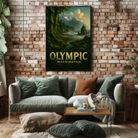 Olympic National Park Washington Poster