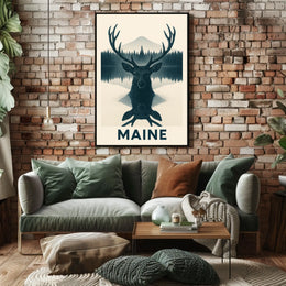Maine Wilderness Poster